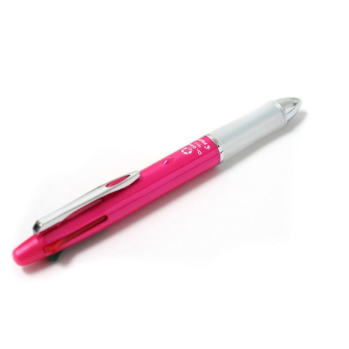 Filot Doctor Grip 4+1 (4 Colors Multi-Pen + 0.5 mm Sharp)-Pink Body