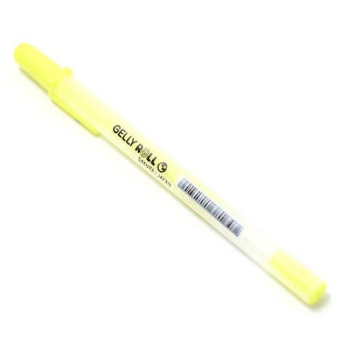 Sakura Moonlight Gel Ink Pen - Fluorescent Yellow