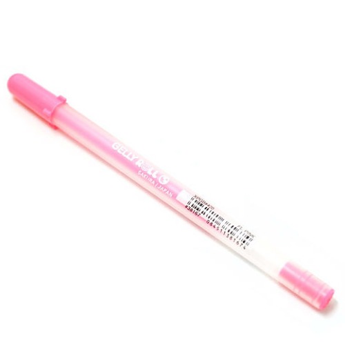 Sakura Moonlight Gel Ink Pen - Fluorescent Pink