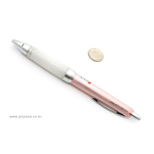 Uniball Jetstream Alpha Gel Grip Ballpoint Pen - 0.7 mm - Pink Body