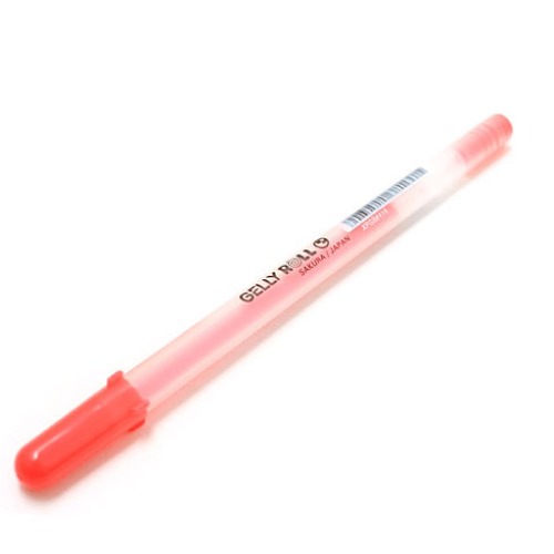 Sakura Moonlight Gel Ink Pen - Fluorescent Red