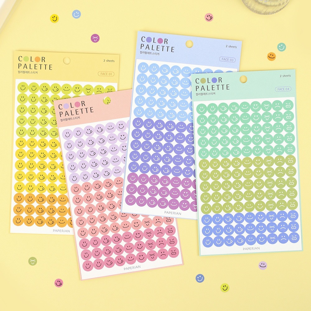Paperian Color Palette Sticker - Face