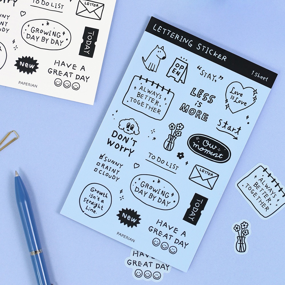 Paperian Lettering Stickers